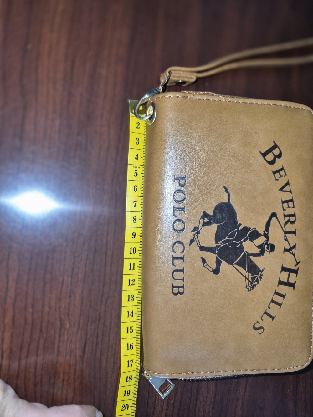 Beverly Hills Polo Club Tan Men’s Wristlet Wallet